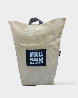 Mochila Verso Crema Brillo