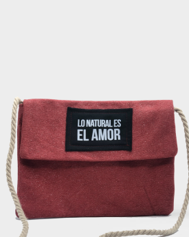 Bolso Rojo con Tapeta