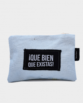 Cartera Soneto Celeste