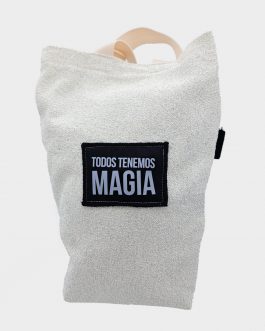 Mochila Verso blanca brillo