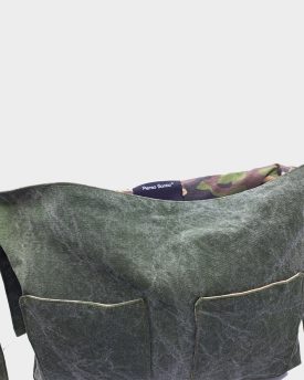Bolso Maletín Verde jaspeado