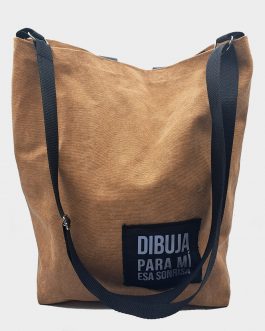 Maxi bolso tote camel