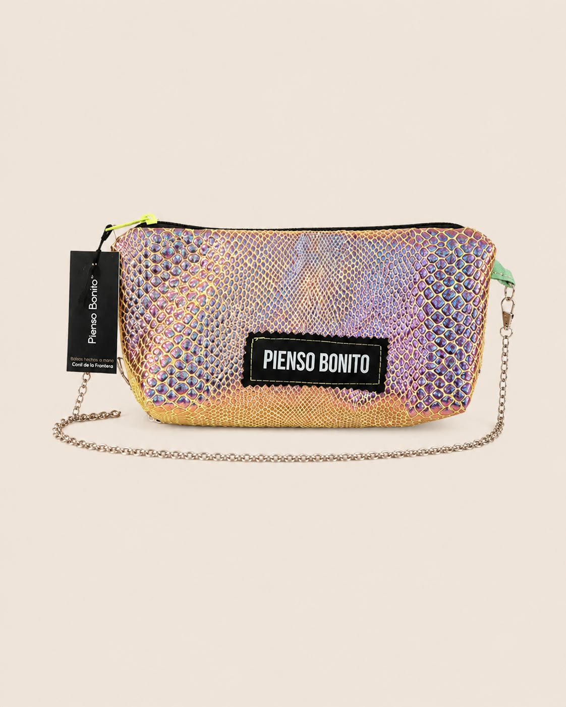 Bolso artesanal tipo clutch